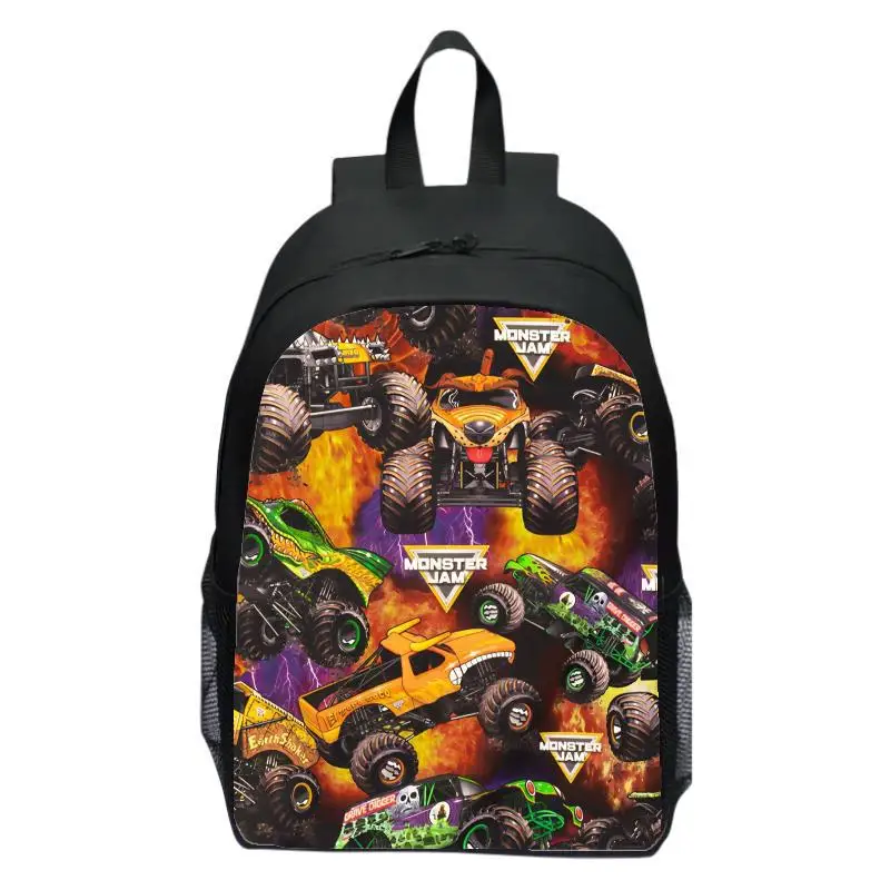 Monster Jam Truck Children's Backpack Primary School Backpack Kindergarten Backpack Male and Female Students 2