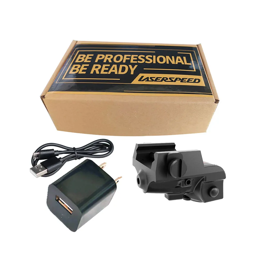 Rechargeable Glock 17 18c 19 21 Taurus G2C CZ75 Green Laser Sight Fit Pistol With Picatinny Rail Aiming Laser Pointer LS-L3