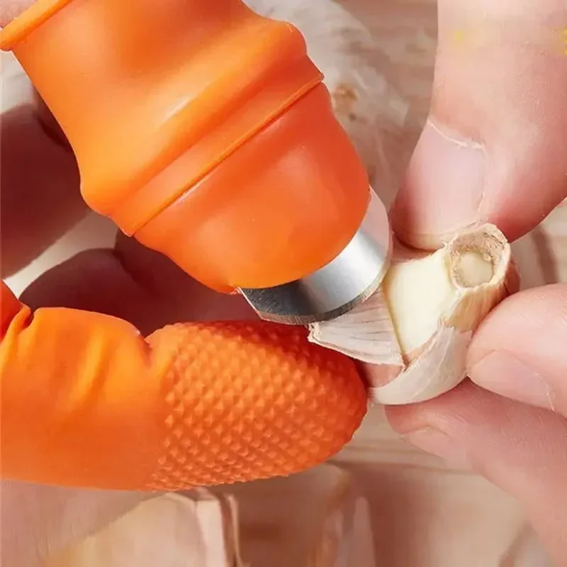 Silicone Thumb Knife Cutter For Garden Kitchen
