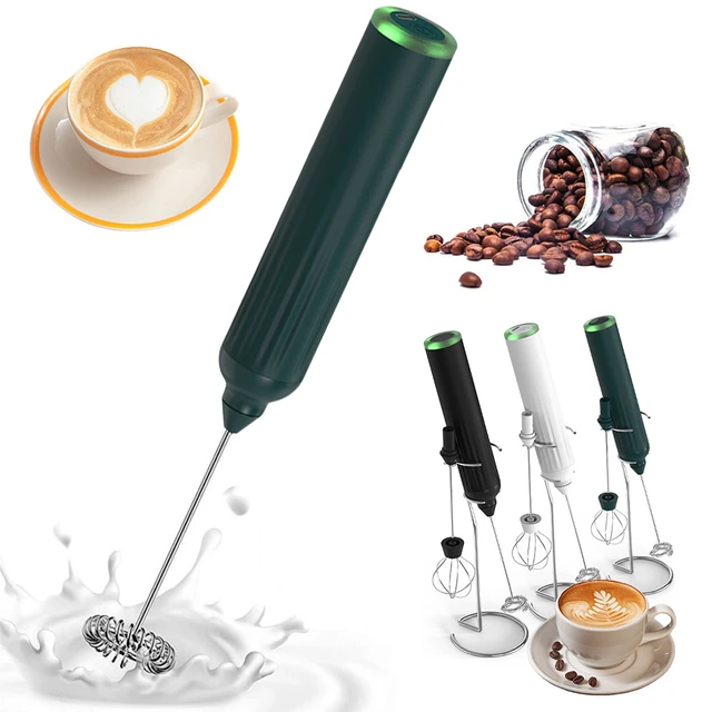 Electric Milk Frother 304 Stainless Steel Mini Foam Maker Rechargeable USB  Type-C Cable Drink Mixer Whisk Beater for Coffee - AliExpress