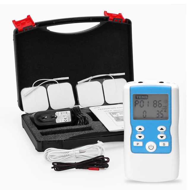 Maytoyo TENS EMS Unit 28 Mode 40 Intensity Muscle Stimulator for Pain  Relief Therapy, Dual Channel Rechargeable TENS Machine