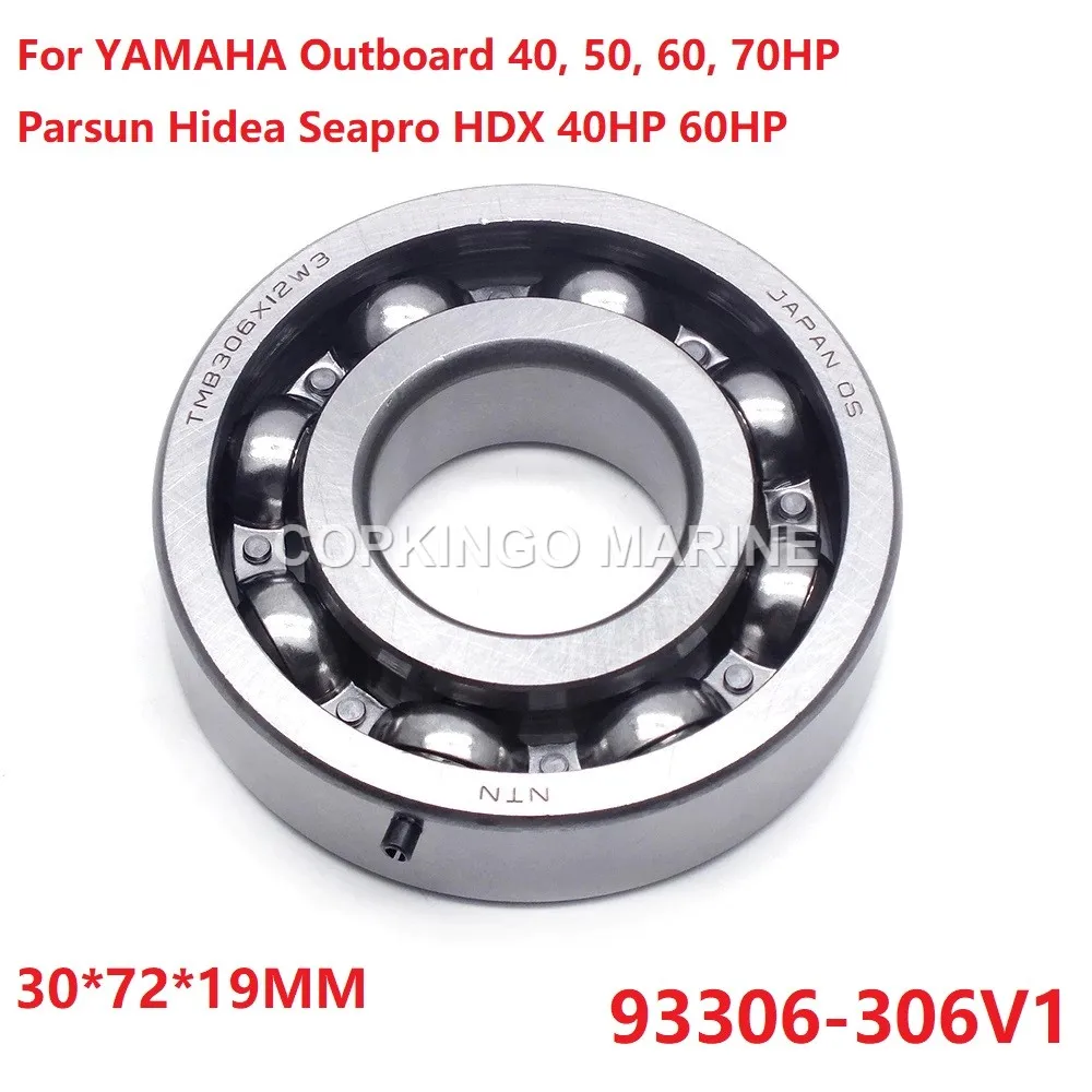 

Boat Ball Bearing For YAMAHA Outboard Motor 2T40-70 HP Parsun Hidea HDX 93306-306V1