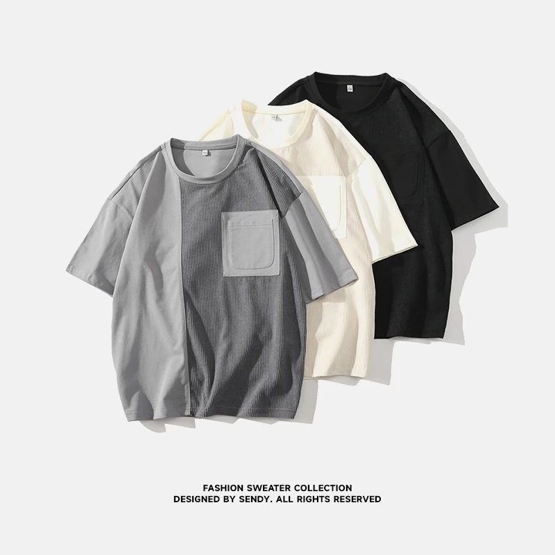 

Summer Vintage Patchwork Loose Casual T-shirt Female Short Sleeve Japanese Style All-match Top Women Trend Fashion Pullover Tee