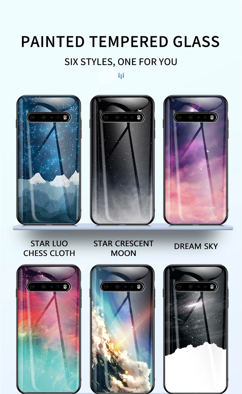 Luxury Mirror Tempered Glass Phone Case For Lg G8 Thin Case_voghion.com