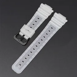 Vibrant Rubber Watch Band - Quick Release Resin Wrist Strap - 16mm (Half transparent02)