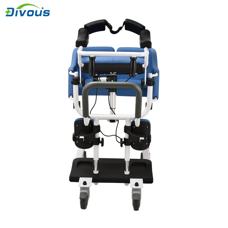 multi-functional elderly disabled patients electric transfer bath toilet transfer wheelchair