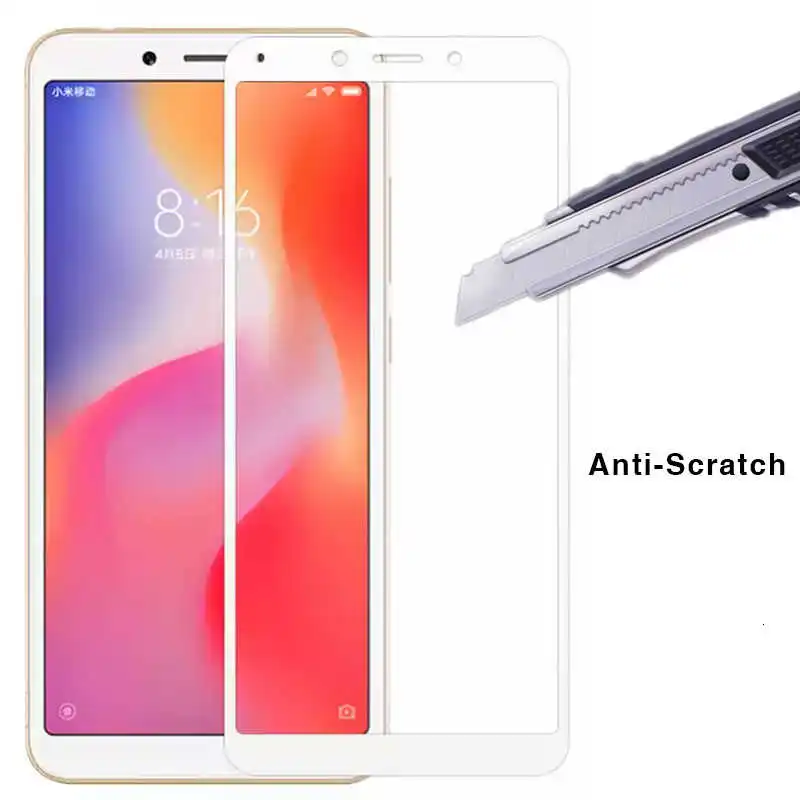 Screen Protector Case for Xiaomi Redmi 6a 6 A A6 Tempered Glass Full Cover Redme Remi Redmi6 Redmi6a Screen Protector Protect Film