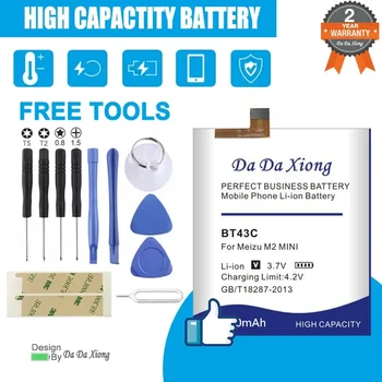 New High Quality 4600mAh BT43C Battery For Meizu M2 Mini Phone