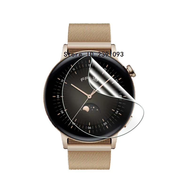 Full Screen Protector and Protective Cover for Huawei Watch GT3 - Durable Shell Bumper Accessories