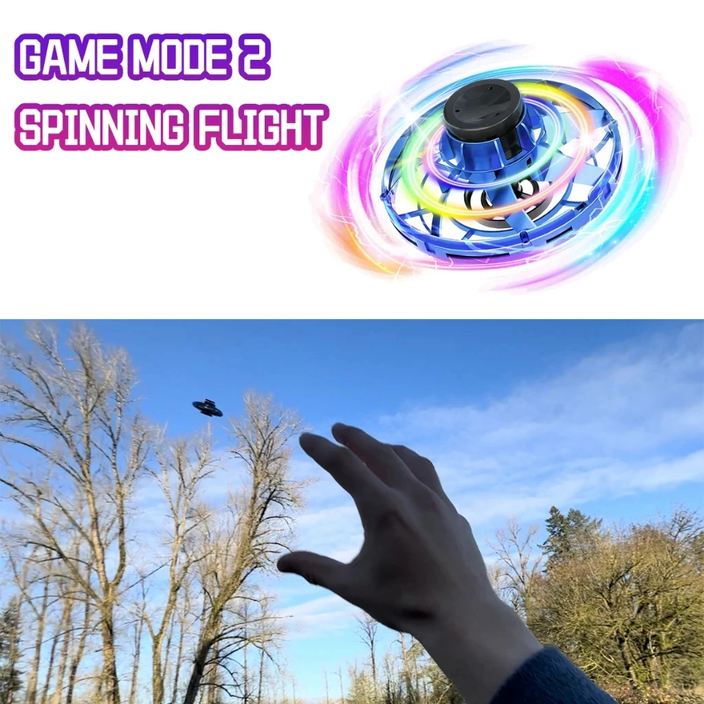 Mini Drone Hélicoptère LED Gyroscopique Vol Stationnaire Enfant