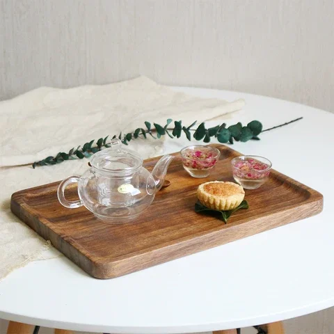 

Cutting Board Steak Board Pizza Board Baking Pan Kitchen Utensils Solid Wood Dinner Plate Wood Color Bread Pastry Tray