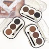 Three-color eyebrow powder pan eyebrow cream lasting waterproof and sweat-proof beginner eyebrow powder female 5