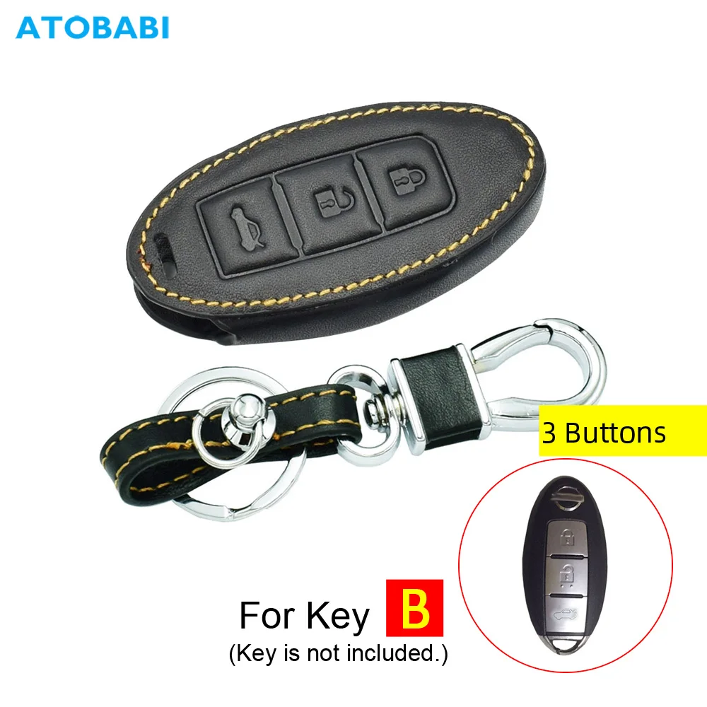 Funda De Cuero Para Llave De Coche MG R De 4 Botones - Protección Antigolpes, Diseño De Lujo Y Ajuste Perfecto