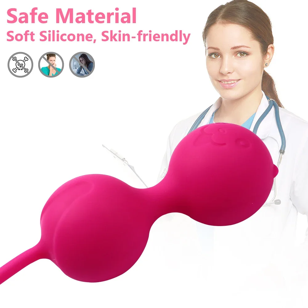 Yeain Silicone Vaginal Balls Sex Toy for Women Kege Exercise Vibrator Anal Balls Enhance Pleasure and Intimacy with Sex Toys