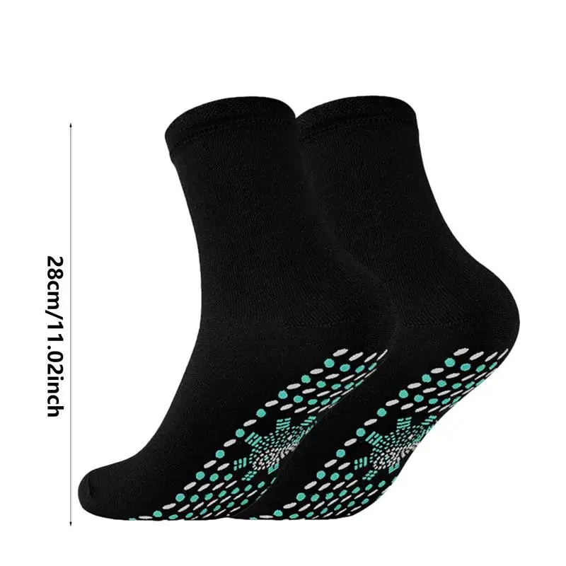Self Heating Socks Magnetic Massage Socks Tour maline Outdoor Breathable Anti-Freezing Warm for Winter Cycling Ski Hiking