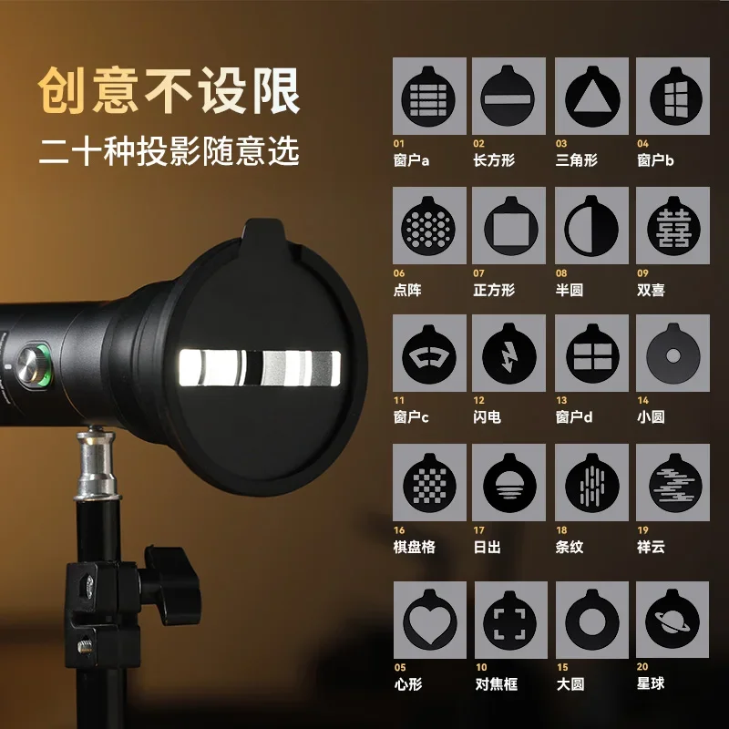 줌 사진 촬영 보조광 RF10C 휴대용 인물 촬영용 조명 빔