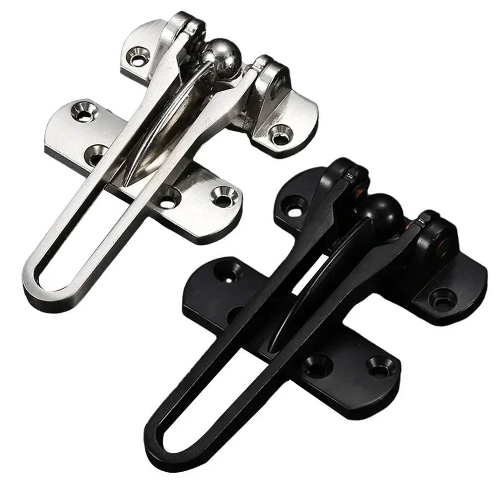 1pc Insurance Door Bolt Anti-Theft Room Bar Door Buckle Lock Stainless Steel Safety Chain Bedroom Kids Room Bar Lock door lock door latch