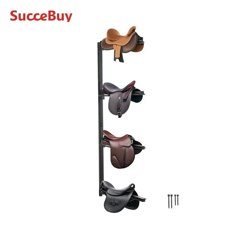 Heavy Duty Four Tier Horse Saddle Storage Rack