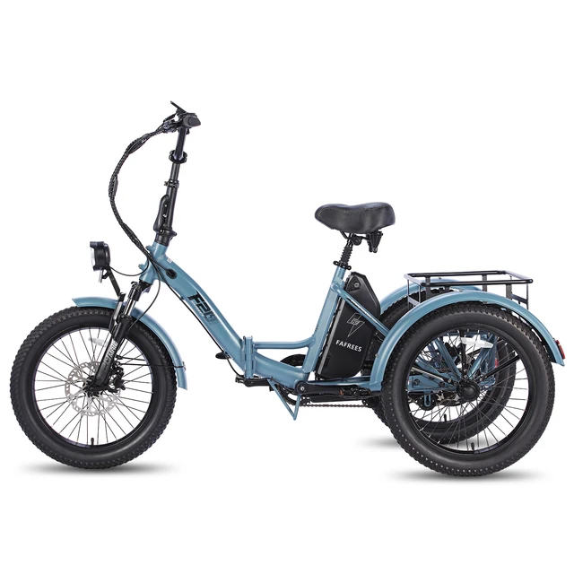 500W Cargo Three Wheel ebike FAFREES F20 Mate Adult Electric Bicycle 48V18.2Ah Battery Folding E-bike 20*3.0 Fat Tires 5 500W Cargo Three Wheel ebike FAFREES F20 Mate Adult Electric Bicycle 48V18.2Ah Battery Folding E-bike 20*3.0 Fat Tires 5