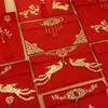 1pc Chinese New Year 2024 Red Envelope Lucky Money Bag Texture Faux Silk Visiting Relatives New Year Red Envelope For China 3