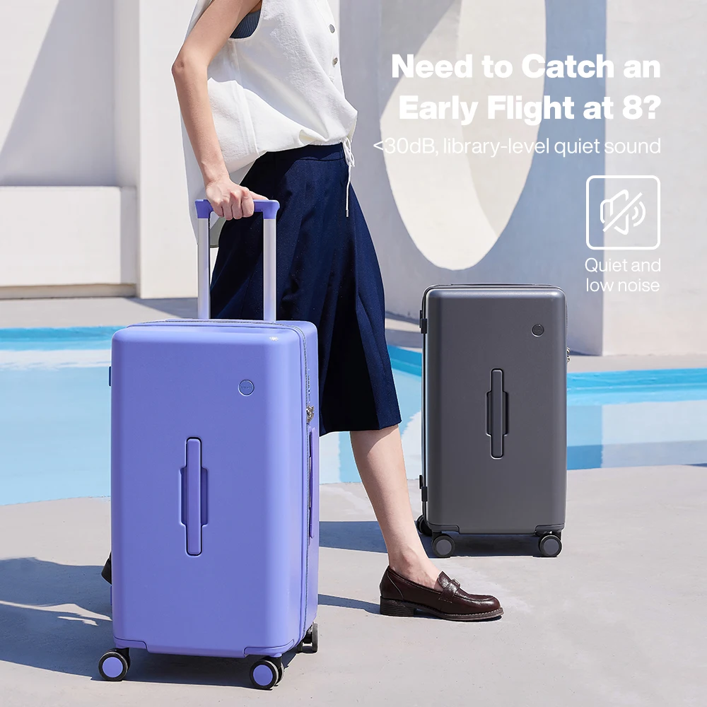 حقيبة سفر فاخرة Mixi Trunk متوسطة الحجم بهيكل صلب...