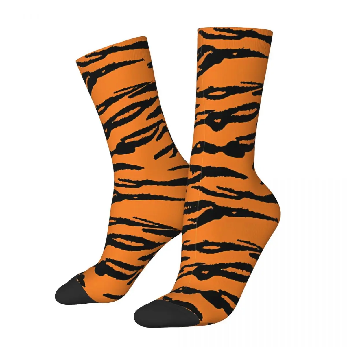 

Retro Tiger Skin Pattern Men's Socks Animal Skin Unisex Harajuku Seamless Printed Crazy Crew Sock Gift