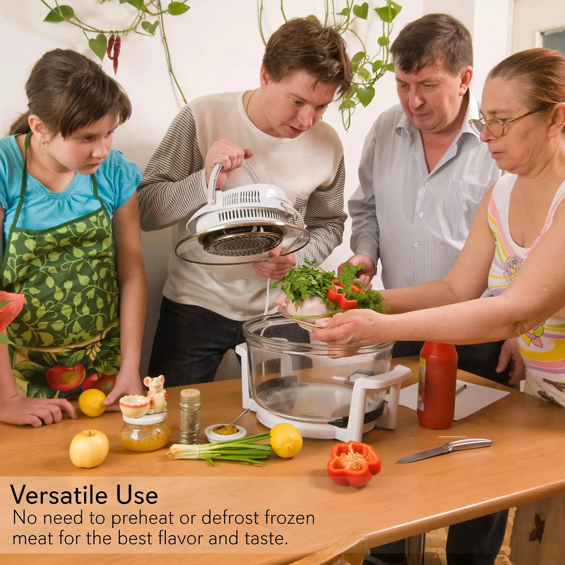 Light wave stove air fryer visual french fry electric fryer