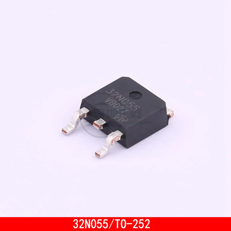 1-10PCS 32N055 55V 32A TO252 Automobile board fragile chip patch FET triode In Stock 1pcs lot original new buk9277 55a to252 patch triode transistor ic chip abs pump computer board car accessories
