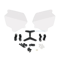 Durable Motorcycle Headlight Protector and Guard Cover Accessory (A Set)