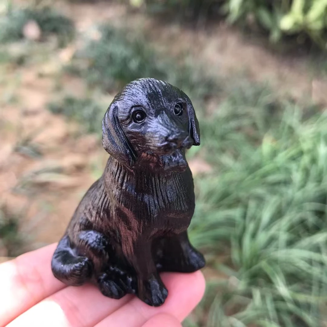 

Натуральные обсидиановые резьбы фигурки животных, собак, подарки ручной работы, лечебный кристалл, домашний декор, камень, декор для комнаты, ведро, аквариум