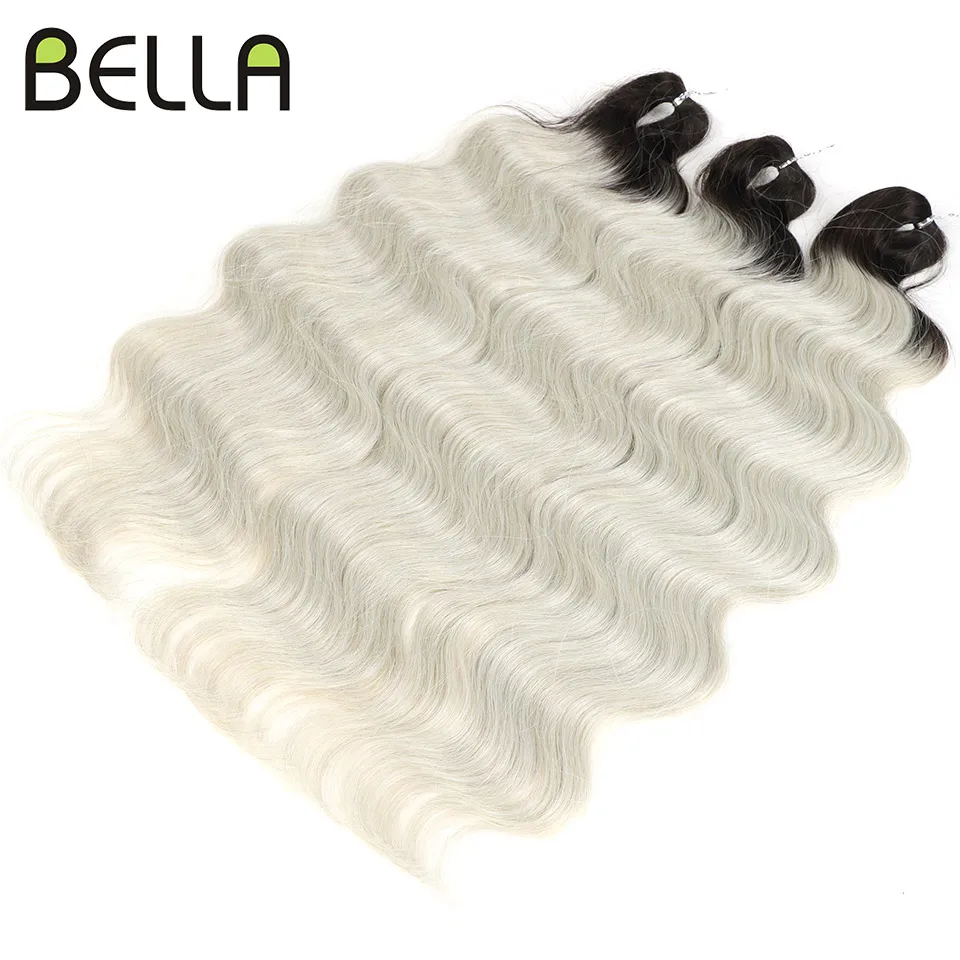 24인치 합성 옴브레 글리터 점보 브레이드 익스텐션, 스파클 레인보우 컬러 브레이드 헤어, 여성용 DIY 헤어 스타일 도매 11 Bella 바디 웨이브 크로셰 합성 헤어, 흑인 여성용 루즈 딥 워터 웨이브 옴브레 블론드 브레이딩, 가짜 헤어 익스텐션, 24 인치