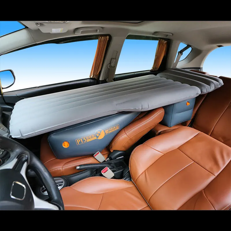Car Air Mattress To Sleep Slope Inflatable Cushion Bed P13 Include Pump Gap Fill Pad Noon Sleep Long Distance Travel Accessory car sleeping mattress inflatable camping mattress inflatable air bed camping mattress