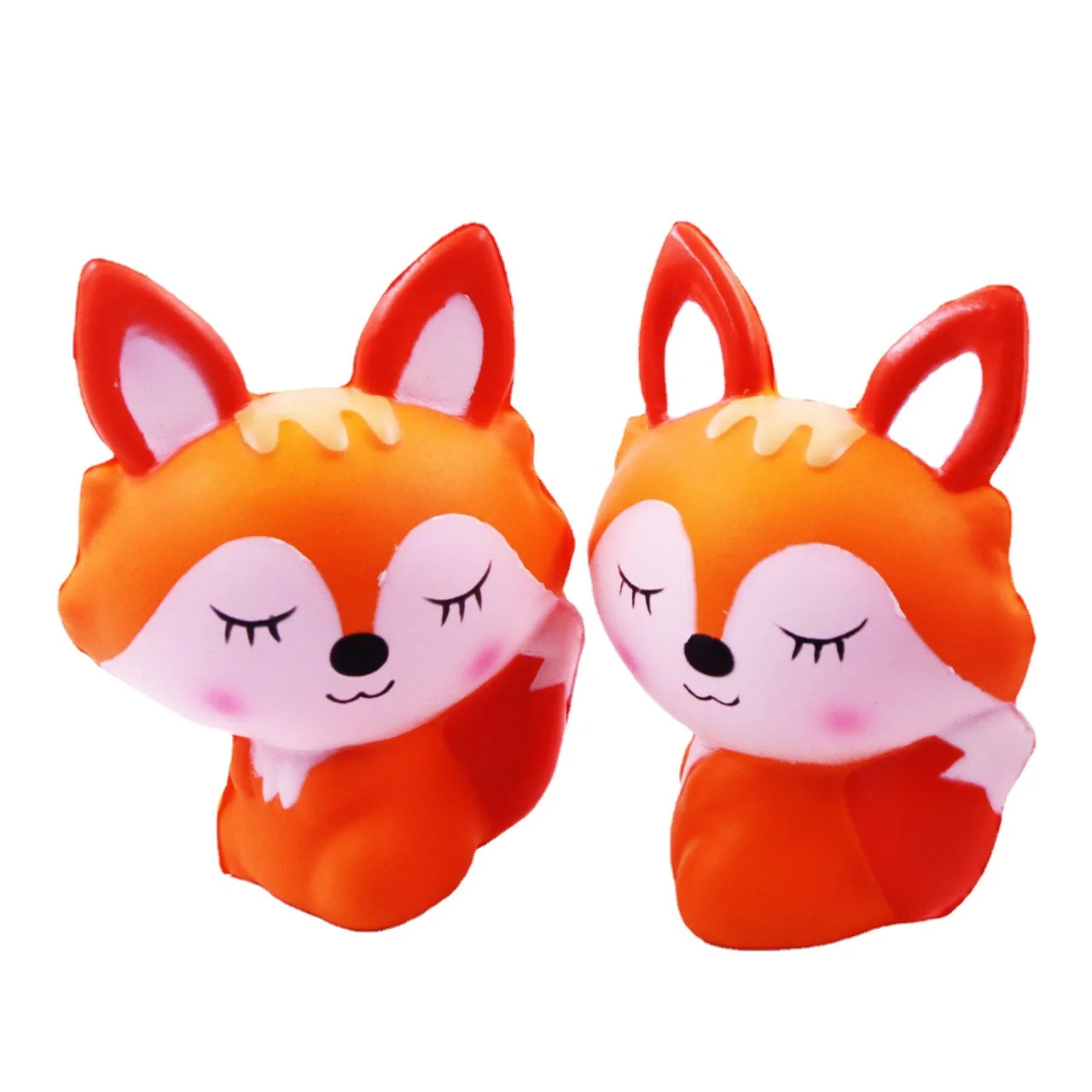 

Pu Squihy Slow Rebound Fox Cute Animal Toy Cure Office Stress Reliever Vent Artifact Girl Gift