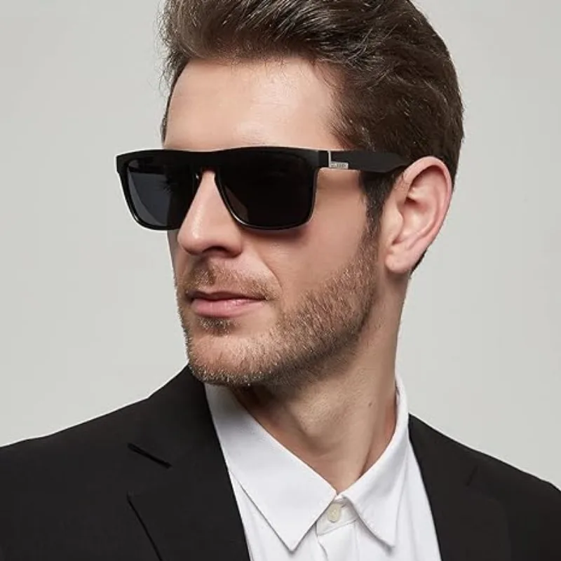 Polarized Glasses Men Women Sun Glasses Classic Design Mirror Square Motorcycle