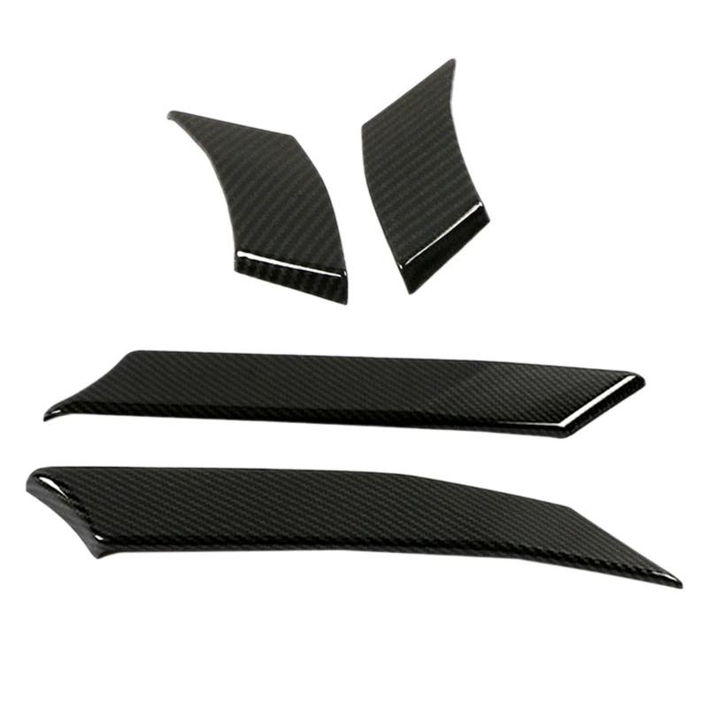 

for Toyota RAV4 2019- Carbon Fiber Color Car Door Window Bracket a Pillar Protection Cover C Pillar Trim ABS