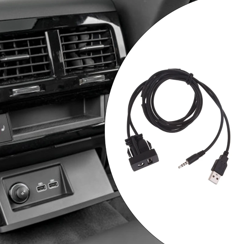  USB AUX ÷ Ʈ ̺ ú г Ʈ USB+3.5mm Ŀ