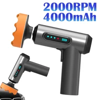 Electric Polishing Wax Tool 4000mAh Auto Polish Waxing Machine Wireless Polisher Car Polish Scratch Repair Tools Car Accessories 1