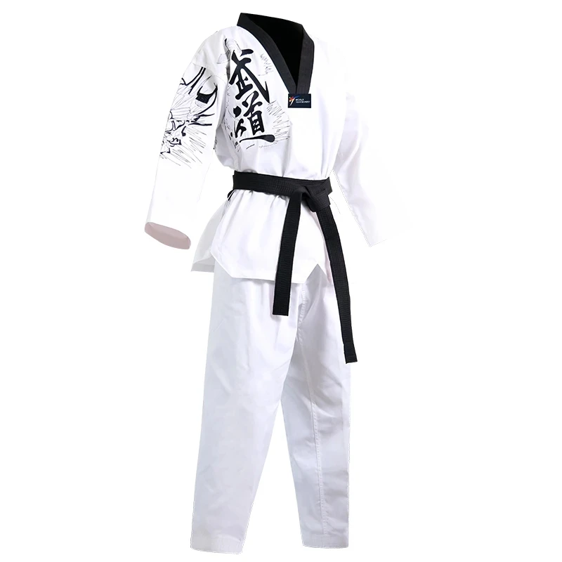 Adult Men Women Master Taekwondo Uniforms Dobok Tae Kwon Do