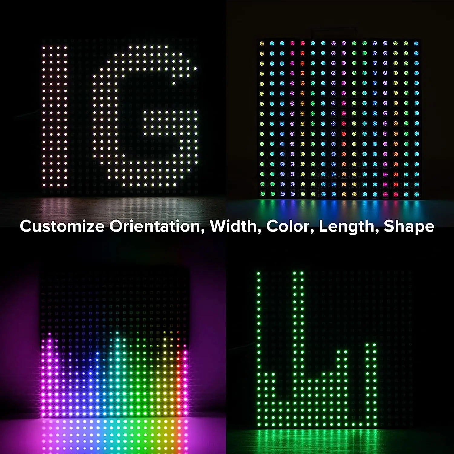 DC5-24V SP801E iOS Android Programmable APP Art-Net Magic Wifi Control WS2812B LED Matrix Panel Module Light Strip Controller
