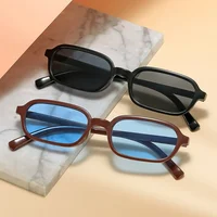 KLASSNUM Lunettes de soleil vintage de luxe, petites et rectangulaires, pour femmes et hommes, style Y2K, punk, de marque, protection UV400, 2026 3