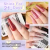 LIMEGIRL Gel Nail Polish Set 21 Color Semi-Permanent Glitter Nail Polish UV Gel Varnish Soak In Nail Polish Base Coat Nail Set 4