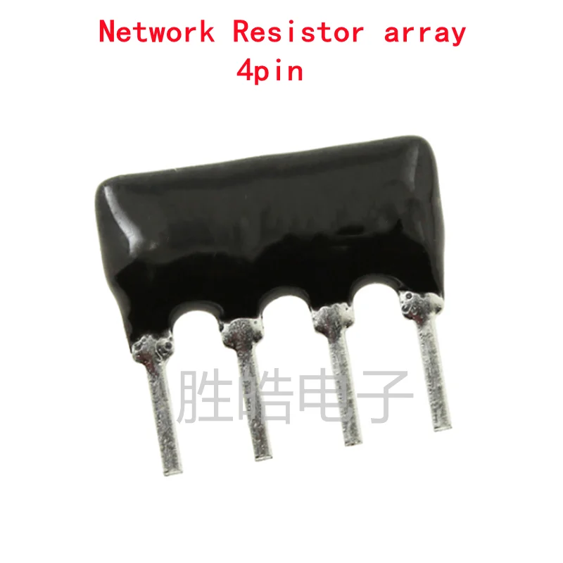 20piece DIP Exclusion Network Resistor Array 4pin 1K 2.2K 3.3K 5.1K 10K Ohms Accurate High Good Quality 1 2.2 3.3 5.1 10 20piece 100% new aon6414a ao6414a 6414a qfn 8 chipset