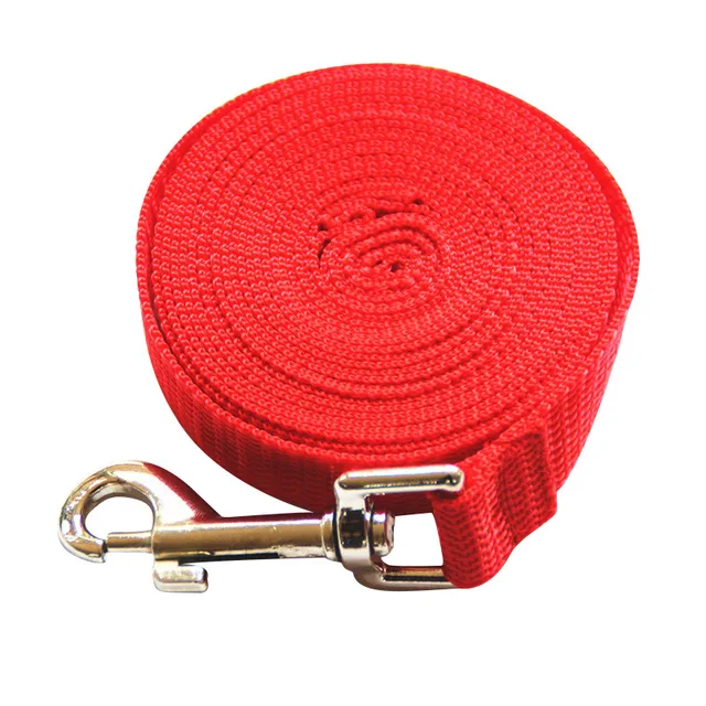 1.5 1.8 3 6 10 15 20 30 50M Solid Dog Leash For Large Dogs Pet Puppy Walking Training Lead Rope Big Dog Nylon Rope Long Leashes 4