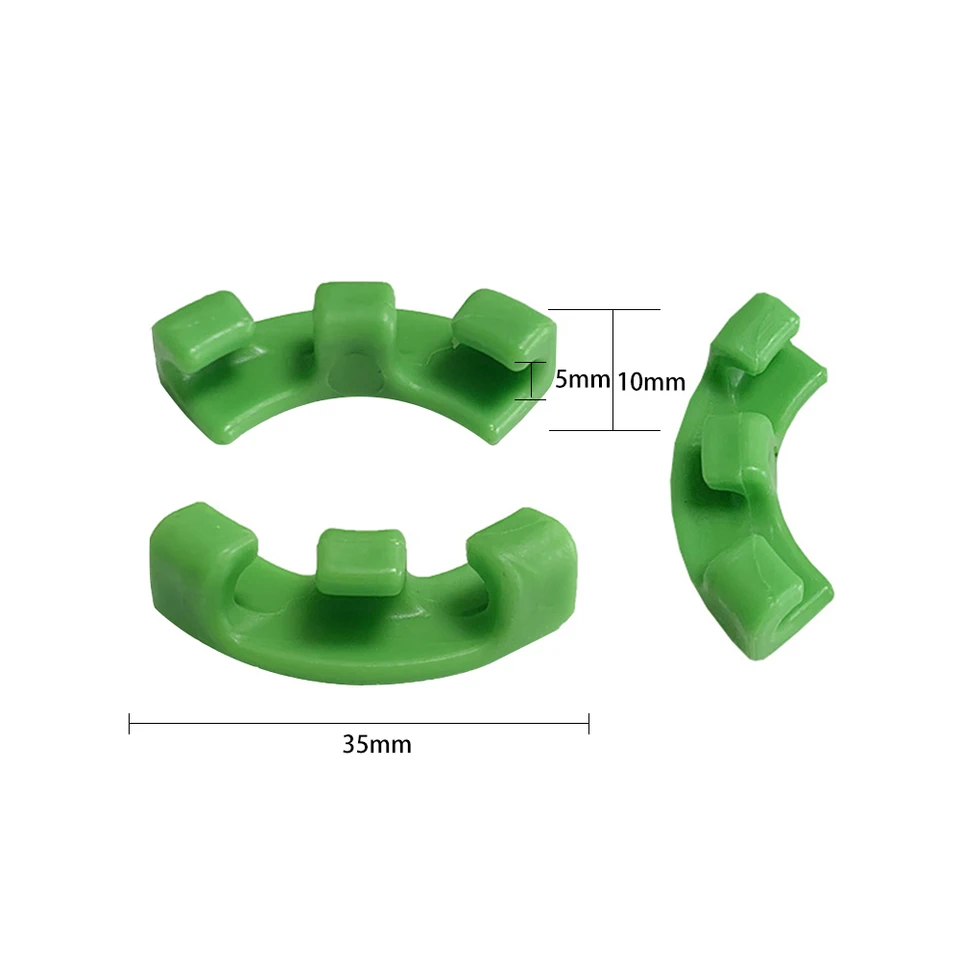 Alliteqwe 50 clip da allenamento per piegare rami di piante, clip da giardino, supporto regolabile a 360° per strumenti di stress, durevoli, facili da usare, verde