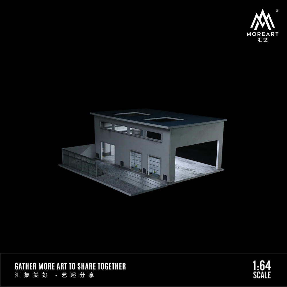 In Stock TimeMicro&MoreArt 1:64 Factory workshop theme lighting version assembly display scene 6