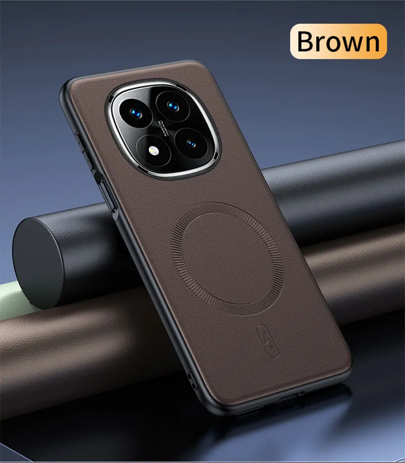 Magnetic Leather Shield Cover - High Quality Anti-Fingerprint Non-Slip Protection