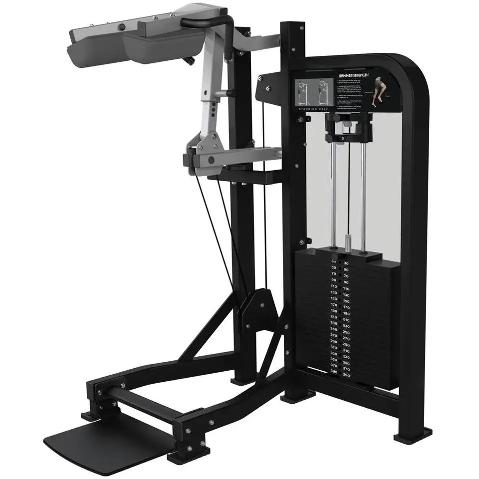 

Factory Bodybuilding Machine Commercial High Level Standing Calf Raise Machine Gym Equipment