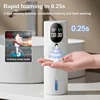 5 Gear Touchless Soap Foam Dispenser 320ml Smart Temperature Time Display Automatic Infrared Sensor Soap Dispensers Hand Washer 2