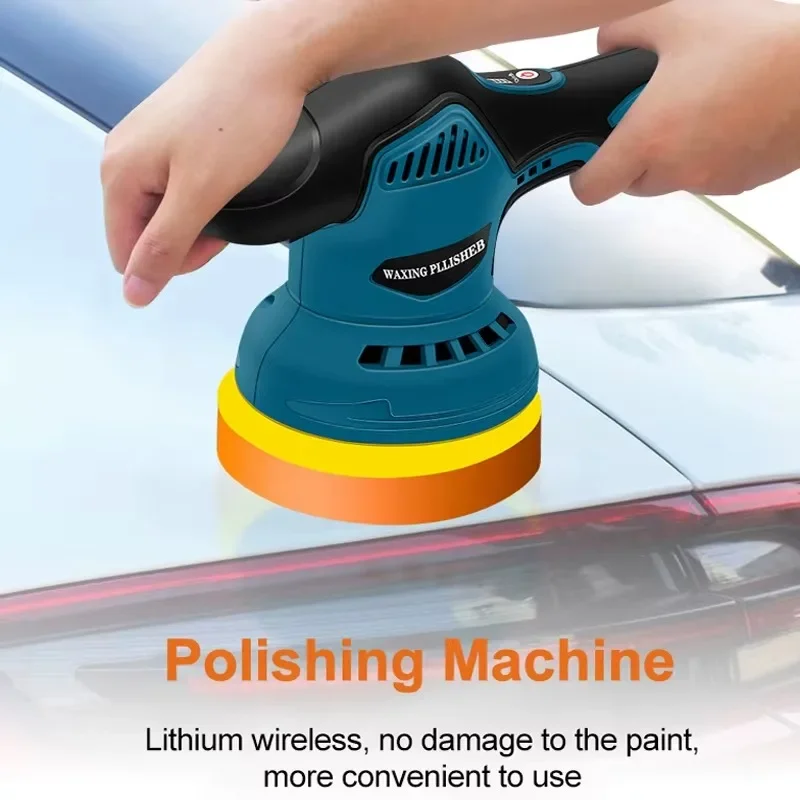 Wireless Polishing Machine for Car 12V Cordless Polisher 8 Gears Automotive Electric Waxing Repairing Wireless Sander Polish