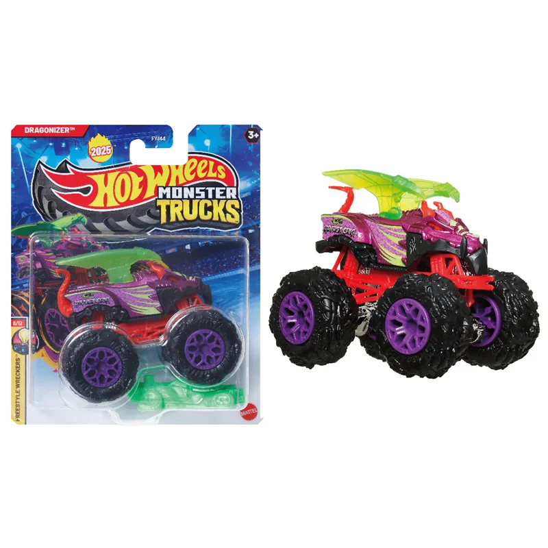 新しい 2025 ホットウィール モンスター トラック G/F ケース 16